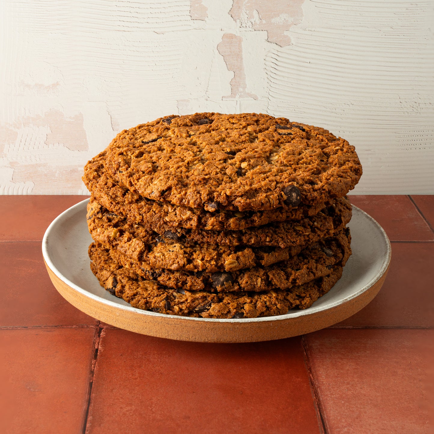 GIANT VEGAN DARK CHOCOLATE OAT COOKIE