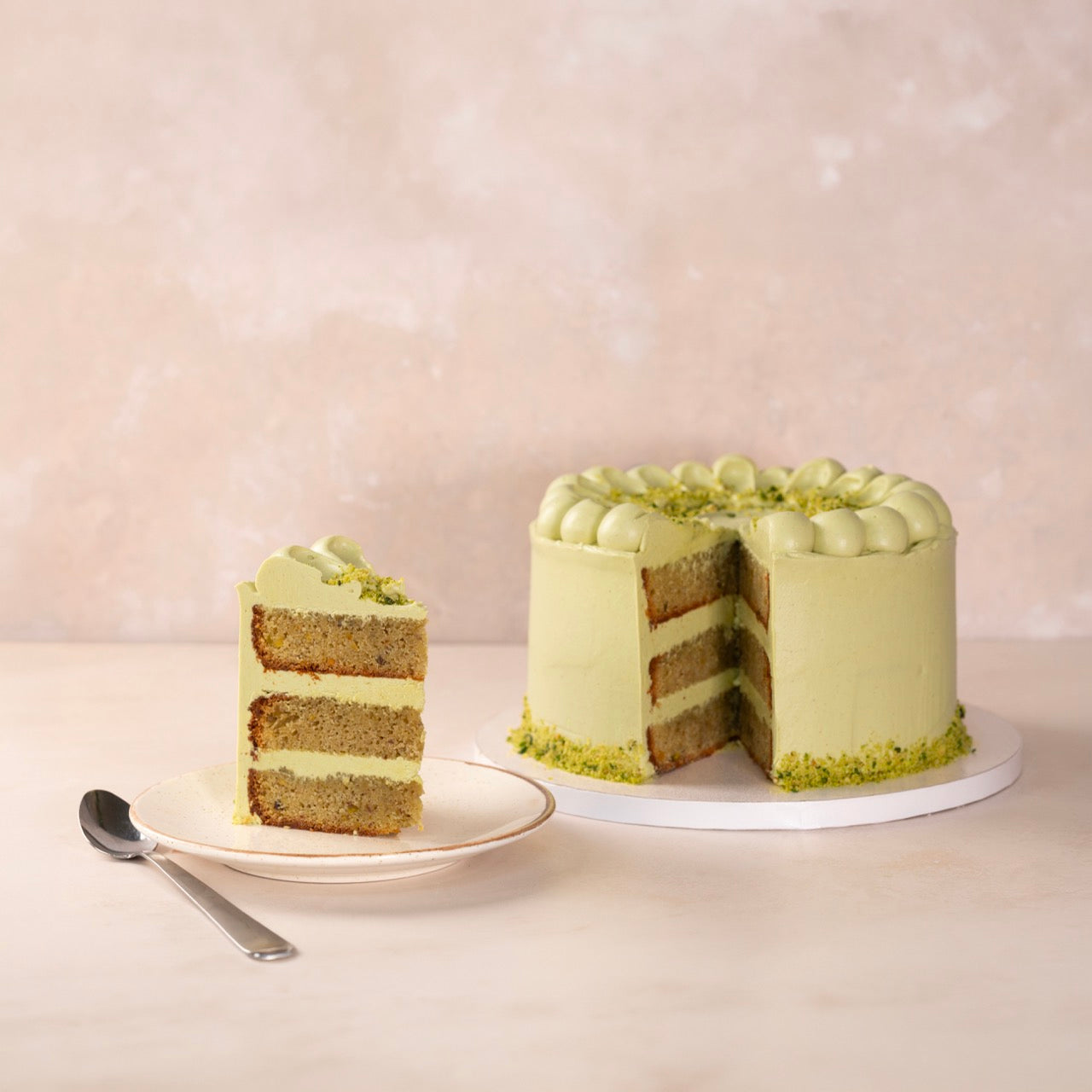 Pistachio Celebration Cake