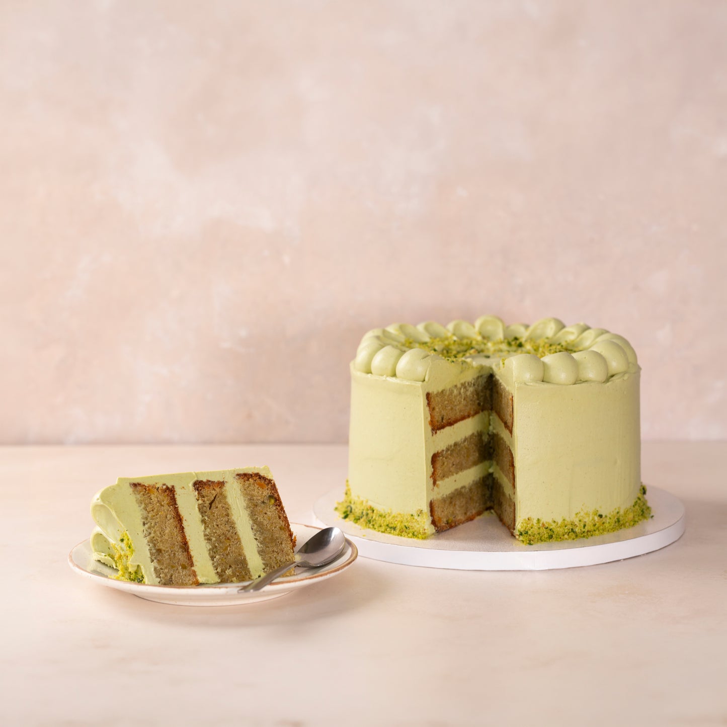 Pistachio Celebration Cake