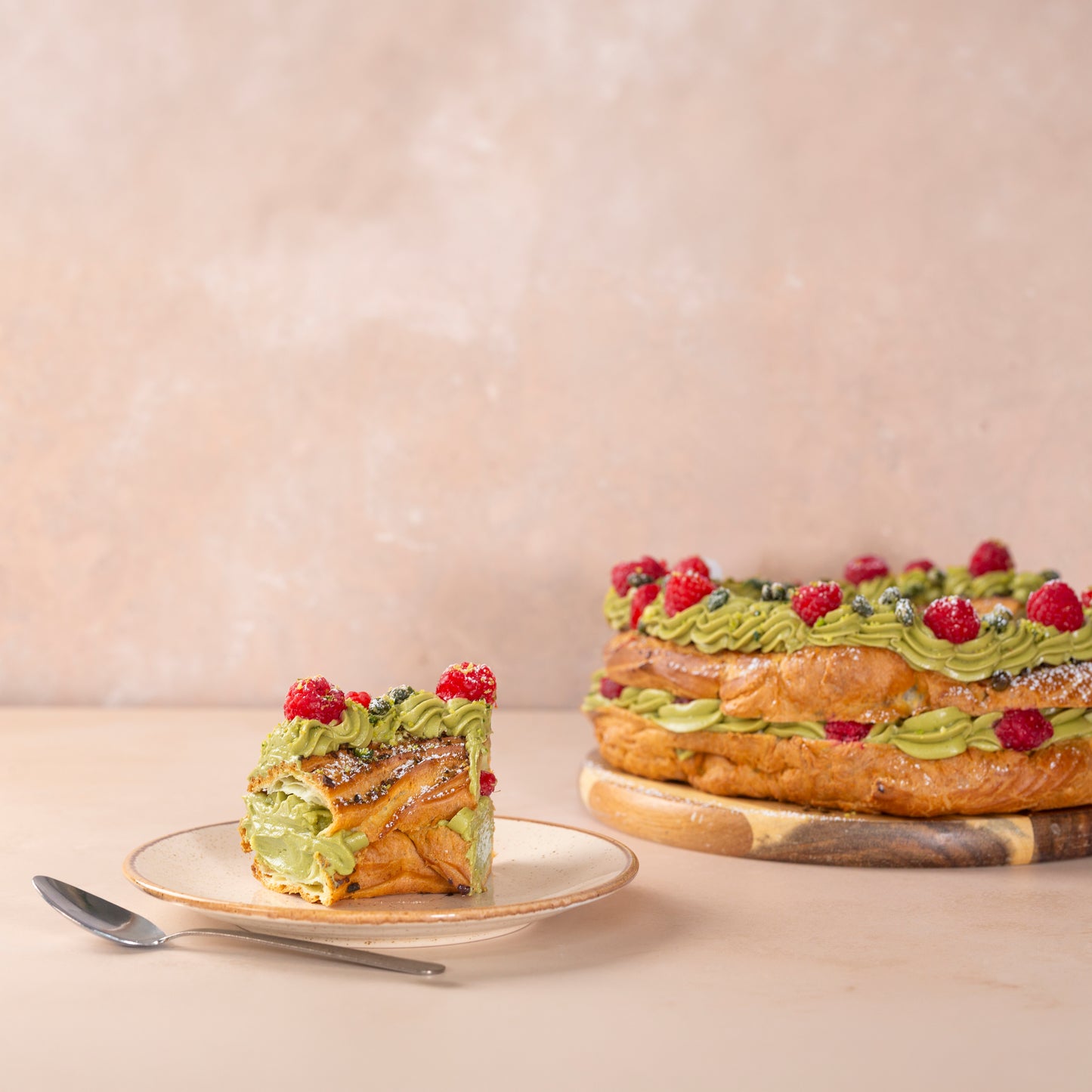 Pistachio Paris Brest Celebration Crown