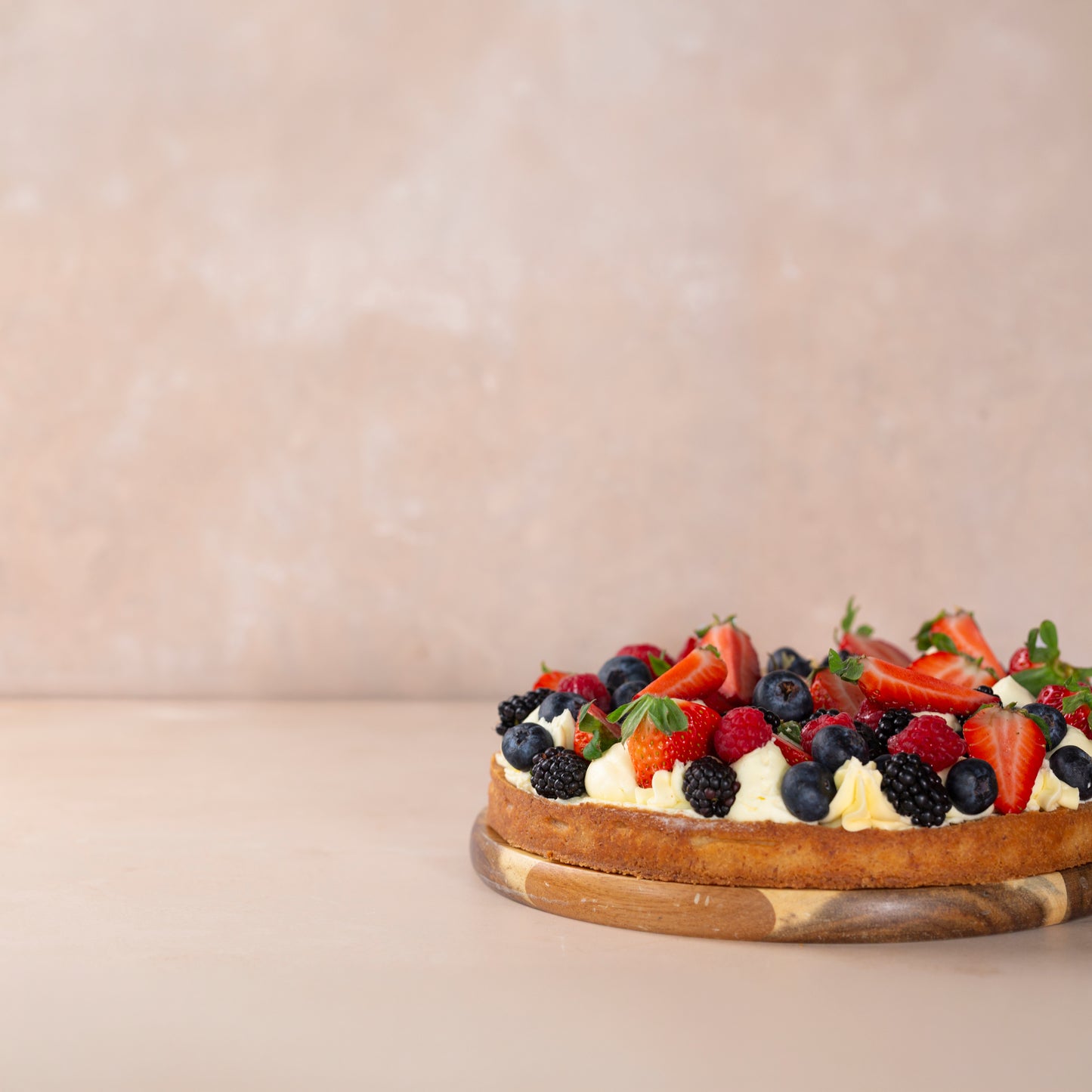 seasonal fruit tart
